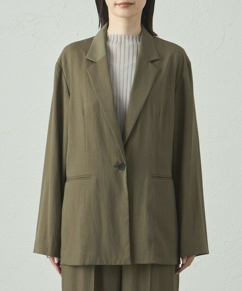 CAST: / キャスト コロン その他アウター | 【セットアップ対応/接触冷感】テーラードライトジャケット | 詳細5