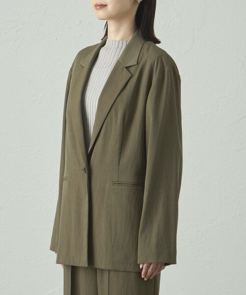 CAST: / キャスト コロン その他アウター | 【セットアップ対応/接触冷感】テーラードライトジャケット | 詳細6