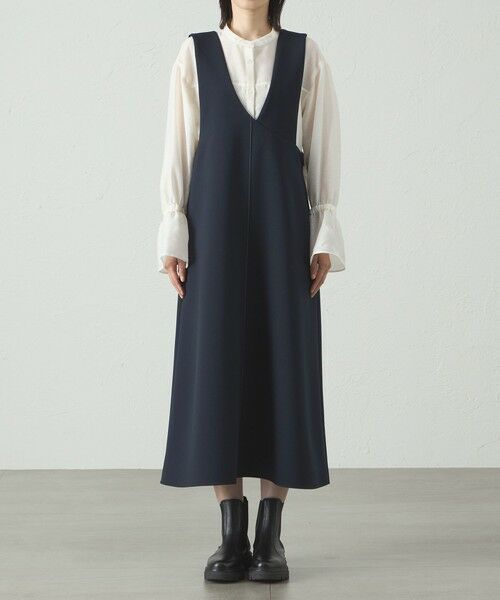 CAST: / キャスト コロン ロング・マキシ丈ワンピース | 【UV効果/着用シワ軽減】アシンメトリーワンピース | 詳細4