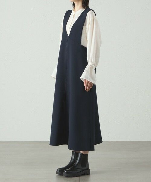 CAST: / キャスト コロン ロング・マキシ丈ワンピース | 【UV効果/着用シワ軽減】アシンメトリーワンピース | 詳細5