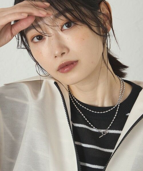 CAST: / キャスト コロン シャツ・ブラウス | 【接触冷感】オーガンジージップアップトップス | 詳細8