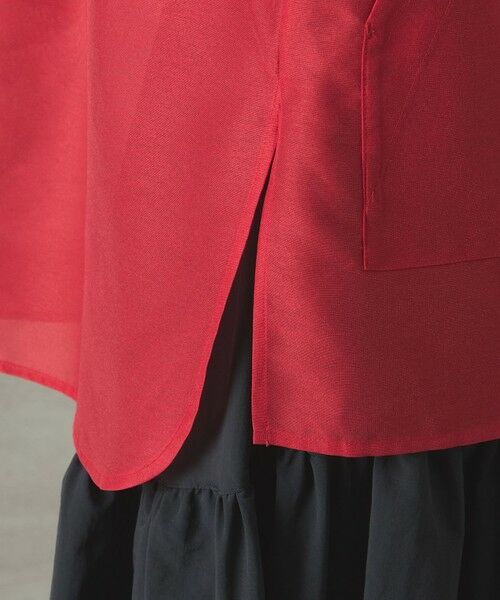 CAST: / キャスト コロン シャツ・ブラウス | 【接触冷感】オーガンジージップアップトップス | 詳細15