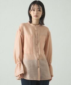 CAST: / キャスト コロン シャツ・ブラウス | 【1枚で着映える】キャンディースリーブシアーブラウス