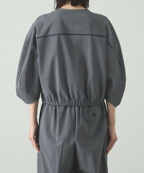 CAST: / キャスト コロン シャツ・ブラウス | 【着用シワ軽減/セットアップ対応】ギャザースリーブブラウス | 詳細5