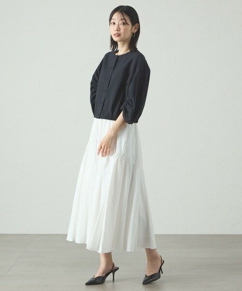 CAST: / キャスト コロン シャツ・ブラウス | 【着用シワ軽減/セットアップ対応】ギャザースリーブブラウス | 詳細2