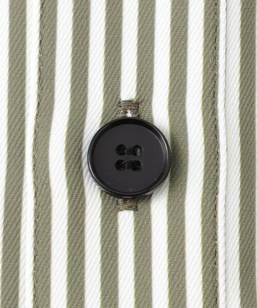 CAST: / キャスト コロン シャツ・ブラウス | 【着用しわ軽減/吸水速乾】ストライプバックボタンブラウス | 詳細10