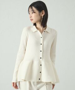 CAST: / キャスト コロン ニット・セーター | 【イージーケア】ペプラムニット