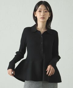 CAST: / キャスト コロン ニット・セーター | 【イージーケア】ペプラムニット