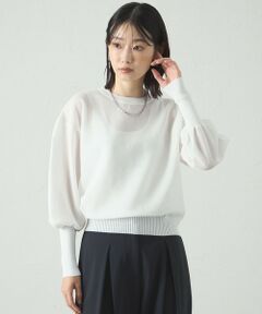 CAST: / キャスト コロン ニット・セーター | 【1枚で着映える/手洗い可能】フォルムニット