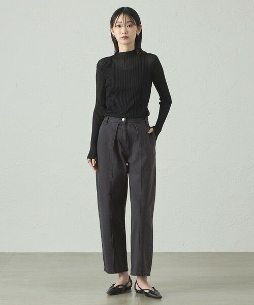 CAST: / キャスト コロン ニット・セーター | 【着回し抜群】シアーニットタートル | 詳細3