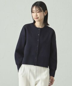 CAST: / キャスト コロン ニット・セーター | 【着回し抜群】フォルムニットブルゾン