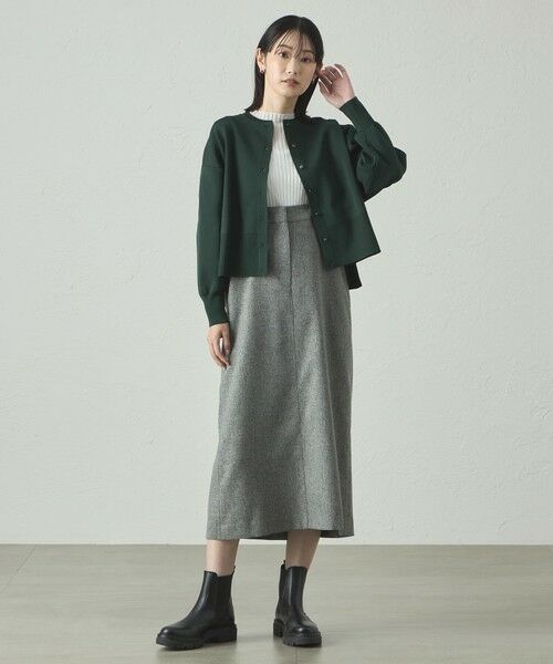 CAST: / キャスト コロン ニット・セーター | 【着回し抜群】フォルムニットブルゾン | 詳細4