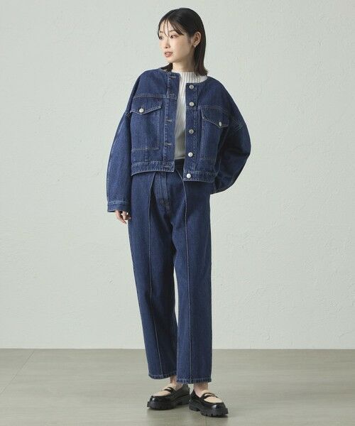 CAST: / キャスト コロン パンツ | 【着回し抜群】フォルムデニムパンツ | 詳細3