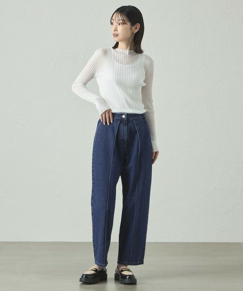 CAST: / キャスト コロン パンツ | 【着回し抜群】フォルムデニムパンツ | 詳細4