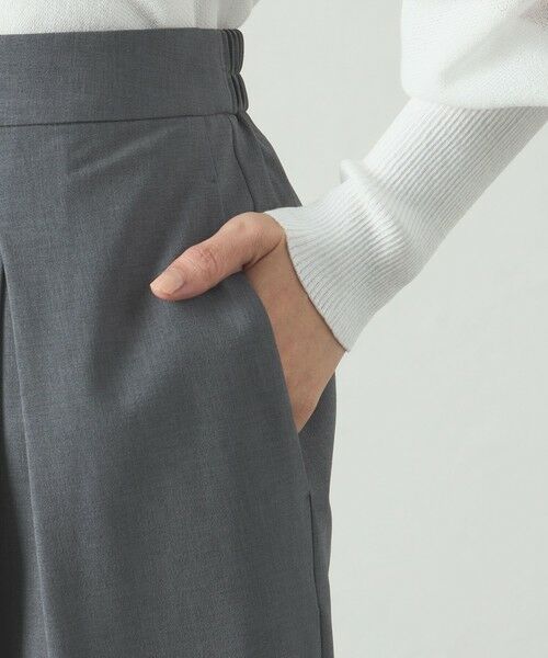 CAST: / キャスト コロン パンツ | 【着用シワ軽減/セットアップ対応】タックフォルムパンツ | 詳細6