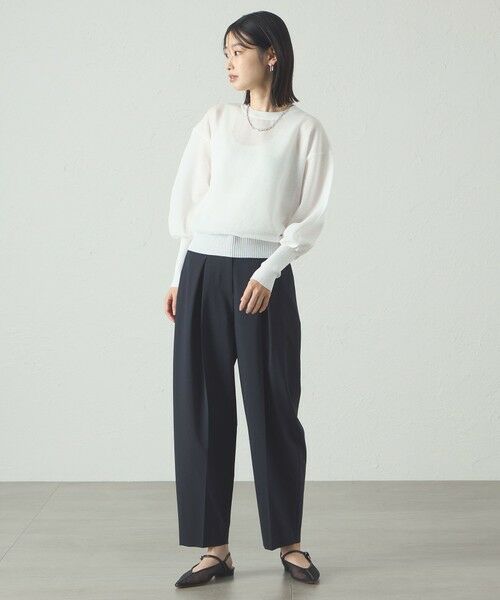 CAST: / キャスト コロン パンツ | 【着用シワ軽減/セットアップ対応】タックフォルムパンツ | 詳細2