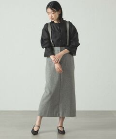 CAST: / キャスト コロン ロング・マキシ丈スカート | 【着回し抜群】サスペンダータイトスカート