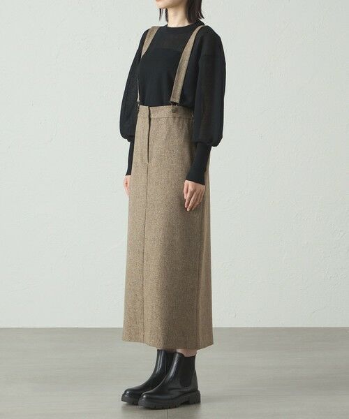 CAST: / キャスト コロン ロング・マキシ丈スカート | 【着回し抜群】サスペンダータイトスカート | 詳細8