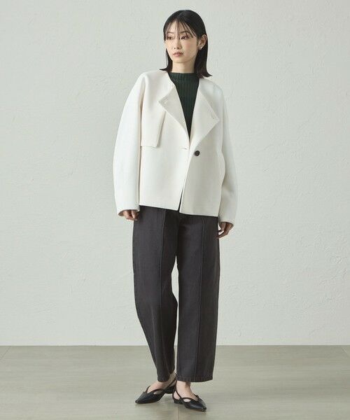 CAST: / キャスト コロン その他アウター | 【着回し抜群】アヤポンチショートコート | 詳細2