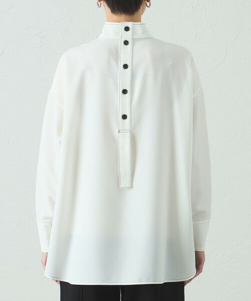 CAST: / キャスト コロン シャツ・ブラウス | 【着用しわ軽減/吸水速乾】バックボタンブラウス | 詳細4