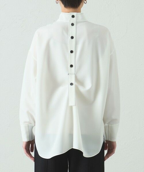 CAST: / キャスト コロン シャツ・ブラウス | 【着用しわ軽減/吸水速乾】バックボタンブラウス | 詳細5