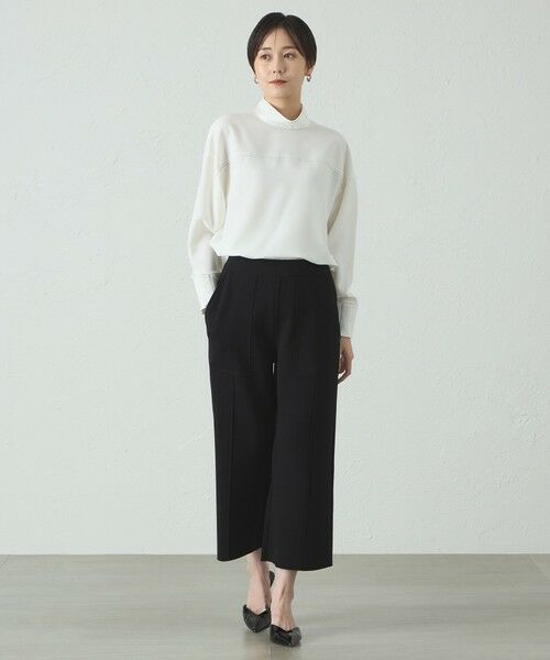 CAST: / キャスト コロン シャツ・ブラウス | 【着用しわ軽減/吸水速乾】バックボタンブラウス | 詳細1