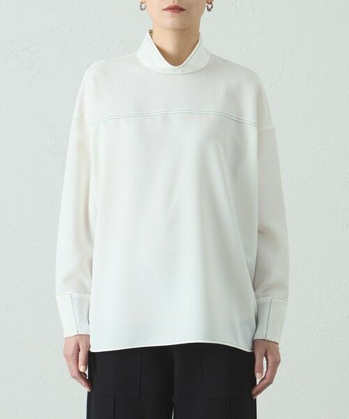 CAST: / キャスト コロン シャツ・ブラウス | 【着用しわ軽減/吸水速乾】バックボタンブラウス | 詳細2