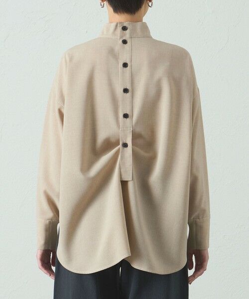 CAST: / キャスト コロン シャツ・ブラウス | 【着用しわ軽減/吸水速乾】モクバックボタンブラウス | 詳細7