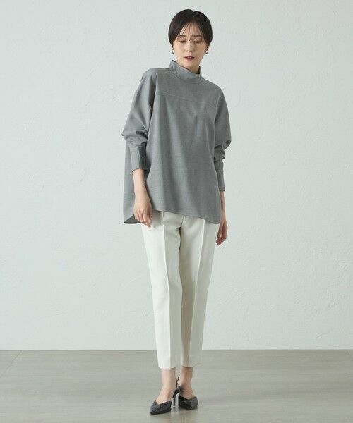 CAST: / キャスト コロン シャツ・ブラウス | 【着用しわ軽減/吸水速乾】モクバックボタンブラウス | 詳細2