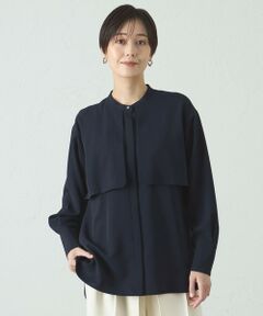 CAST: / キャスト コロン シャツ・ブラウス | 【着用しわ軽減/吸水速乾】ガンパッチブラウス