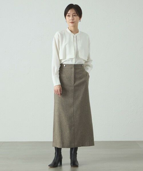 CAST: / キャスト コロン シャツ・ブラウス | 【着用しわ軽減/吸水速乾】ガンパッチブラウス | 詳細1