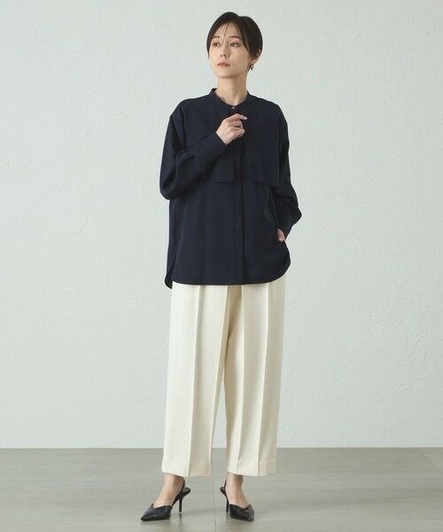 CAST: / キャスト コロン シャツ・ブラウス | 【着用しわ軽減/吸水速乾】ガンパッチブラウス | 詳細2