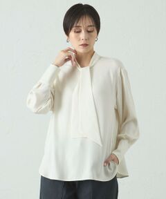 CAST: / キャスト コロン シャツ・ブラウス | 【着回し抜群】アシンメトリーボウタイブラウス