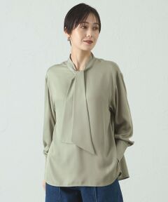 CAST: / キャスト コロン シャツ・ブラウス | 【着回し抜群】アシンメトリーボウタイブラウス