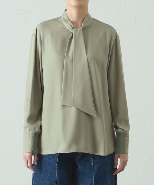 CAST: / キャスト コロン シャツ・ブラウス | 【着回し抜群】アシンメトリーボウタイブラウス | 詳細6