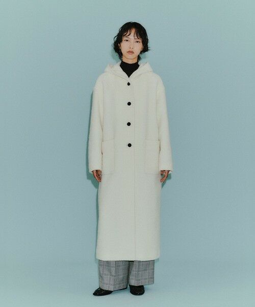 CAST: / キャスト コロン その他アウター | 【CAST COLON】ロングツィードコート | 詳細1