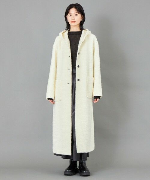 CAST: / キャスト コロン その他アウター | 【CAST COLON】ロングツィードコート | 詳細3