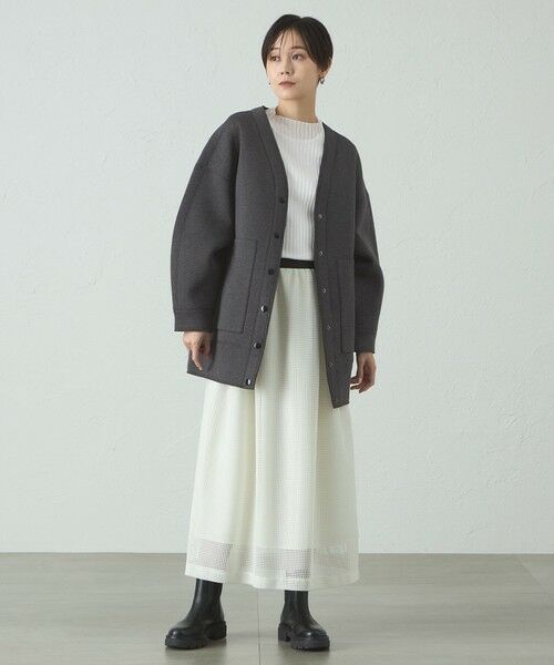 CAST: / キャスト コロン その他アウター | 【イージーケア/着回し抜群】ダンボールミドルブルゾン | 詳細3