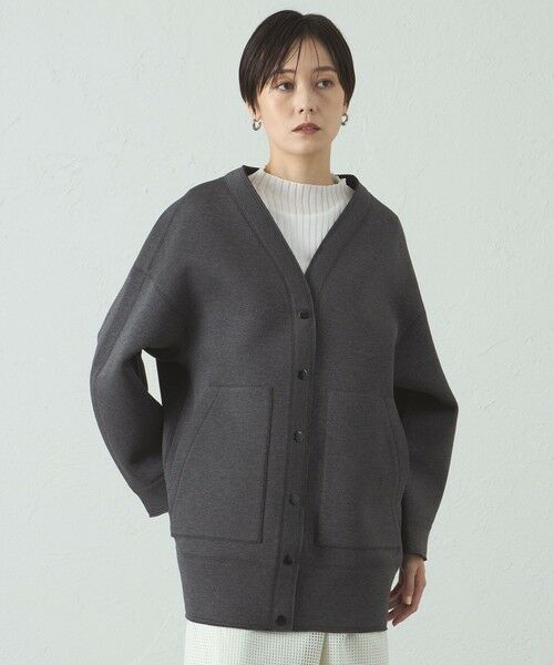 CAST: / キャスト コロン その他アウター | 【イージーケア/着回し抜群】ダンボールミドルブルゾン | 詳細4