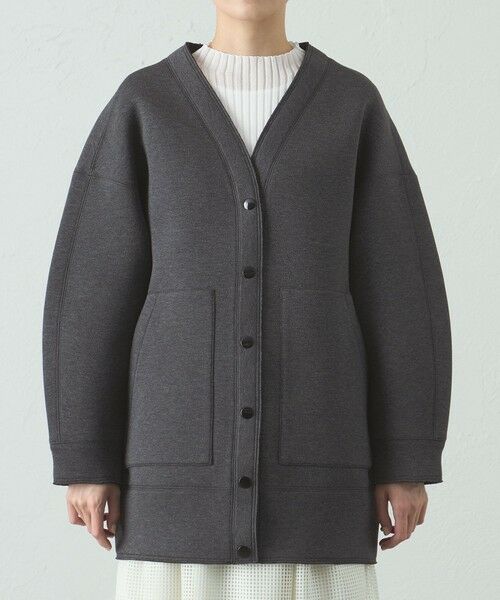 CAST: / キャスト コロン その他アウター | 【イージーケア/着回し抜群】ダンボールミドルブルゾン | 詳細5