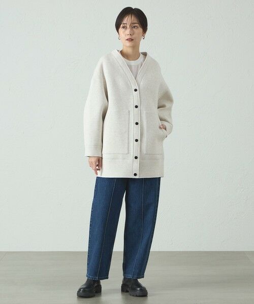 CAST: / キャスト コロン その他アウター | 【イージーケア/着回し抜群】ダンボールミドルブルゾン | 詳細1