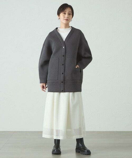 CAST: / キャスト コロン その他アウター | 【イージーケア/着回し抜群】ダンボールミドルブルゾン | 詳細2