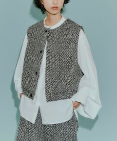 CAST: / キャスト コロン その他アウター | 【CAST COLON】ツィードベスト