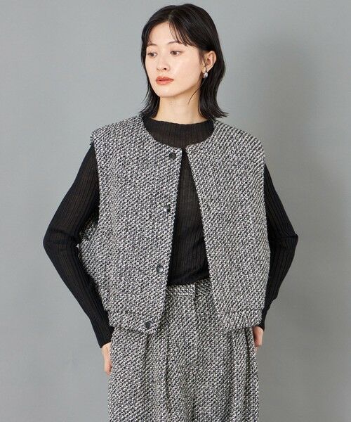 CAST: / キャスト コロン その他アウター | 【CAST COLON】ツィードベスト | 詳細6