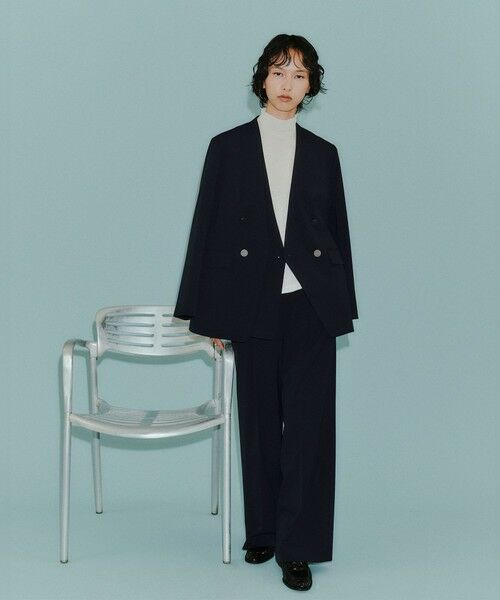 CAST: / キャスト コロン その他アウター | 【CAST COLON】フェイクレイヤードウールジャケット | 詳細1