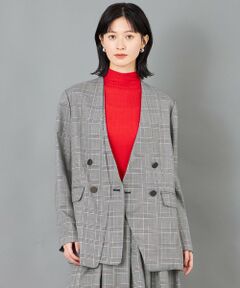 CAST: / キャスト コロン その他アウター | 【CAST COLON】フェイクレイヤードチェックジャケット