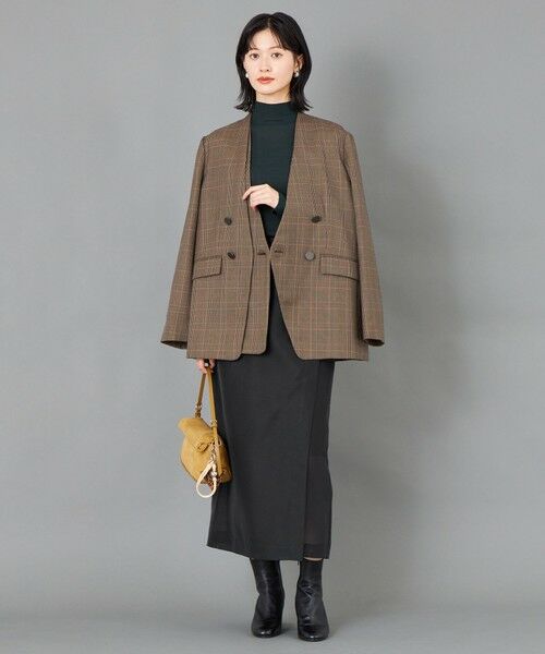 CAST: / キャスト コロン その他アウター | 【CAST COLON】フェイクレイヤードチェックジャケット | 詳細7