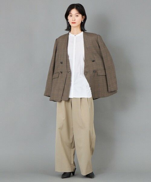 CAST: / キャスト コロン その他アウター | 【CAST COLON】フェイクレイヤードチェックジャケット | 詳細8