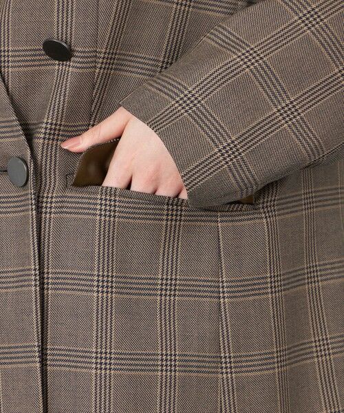 CAST: / キャスト コロン その他アウター | 【CAST COLON】フェイクレイヤードチェックジャケット | 詳細12