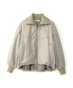 CAST: / キャスト コロン その他アウター | 【CAST COLON】レザーライクサテンブルゾン